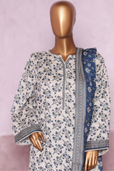 Bin Saeed Stitched 3 Piece Exclusive Printed Khaddar Vol-06 Collection'2025-WK-2458-Skin