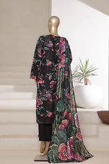 Sada Bahar Stitched 3 Piece Printed Cambric Vol-01 Collection'2025-245-BLACK