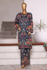 Bin Saeed Stitched 2 Piece Co Ords Cotton Vol-03 Suit-WC-2461-Black