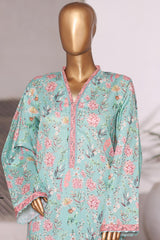 Bin Saeed Stitched 2 Piece Co Ords Cotton Vol-03 Suit-WC-2465-Green