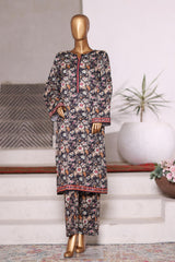 Bin Saeed Stitched 2 Piece Co Ords Cotton Vol-03 Suit-WC-2466-Black