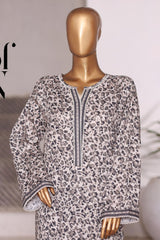 Bin Saeed Stitched 2 Piece Co Ords Cotton Vol-03 Suit-WC-2468-Gray