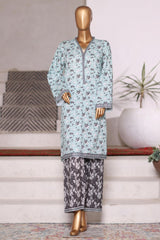 Bin Saeed Stitched 2 Piece Co Ords Cotton Vol-03 Suit-WC-2469-Ferozi
