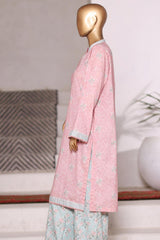Bin Saeed Stitched 2 Piece Co Ords Cotton Vol-03 Suit-WC-2470-Pink