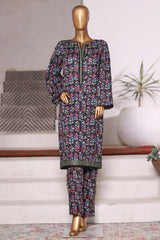 Bin Saeed Stitched 2 Piece Co Ords Cotton Vol-03 Suit-WC-2471-Black