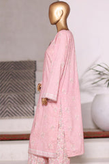 Bin Saeed Stitched 2 Piece Co Ords Cotton Vol-03 Suit-WC-2472-Pink