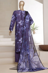 Sada Bahar Stitched 3 Piece Printed Cambric Vol-01 Collection'2025-248-BLUE