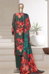 Sada Bahar Stitched 3 Piece Printed Cambric Vol-01 Suit-249-GREEN