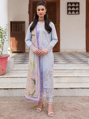Wisteria by Roheenaz Unstitched 3 Piece Summer Lawn V-II Suit-24-B-Farah