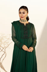 Kalidaar Frocks By Asma & Sidra Stitched Formals Suit-ZOYA (Plain Chiffon Frock)