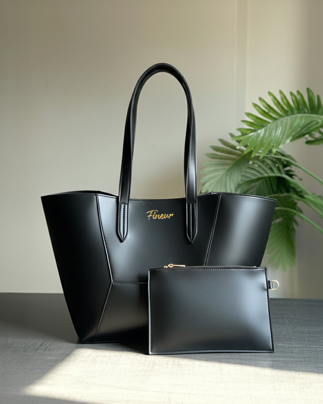 Polene paris inspired tote and pouch | Original Trendy and viral purse Fineur 2026 with affordable