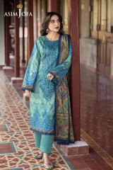 Asim Jofa Unstitched 3 Piece Winter Suit-AJUW-24