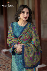 Asim Jofa Unstitched 3 Piece Winter Suit-AJUW-24