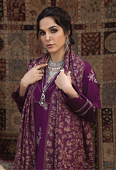 Denara By Humdum Unstitched 3 Piece Winter Shawl Collection'2024