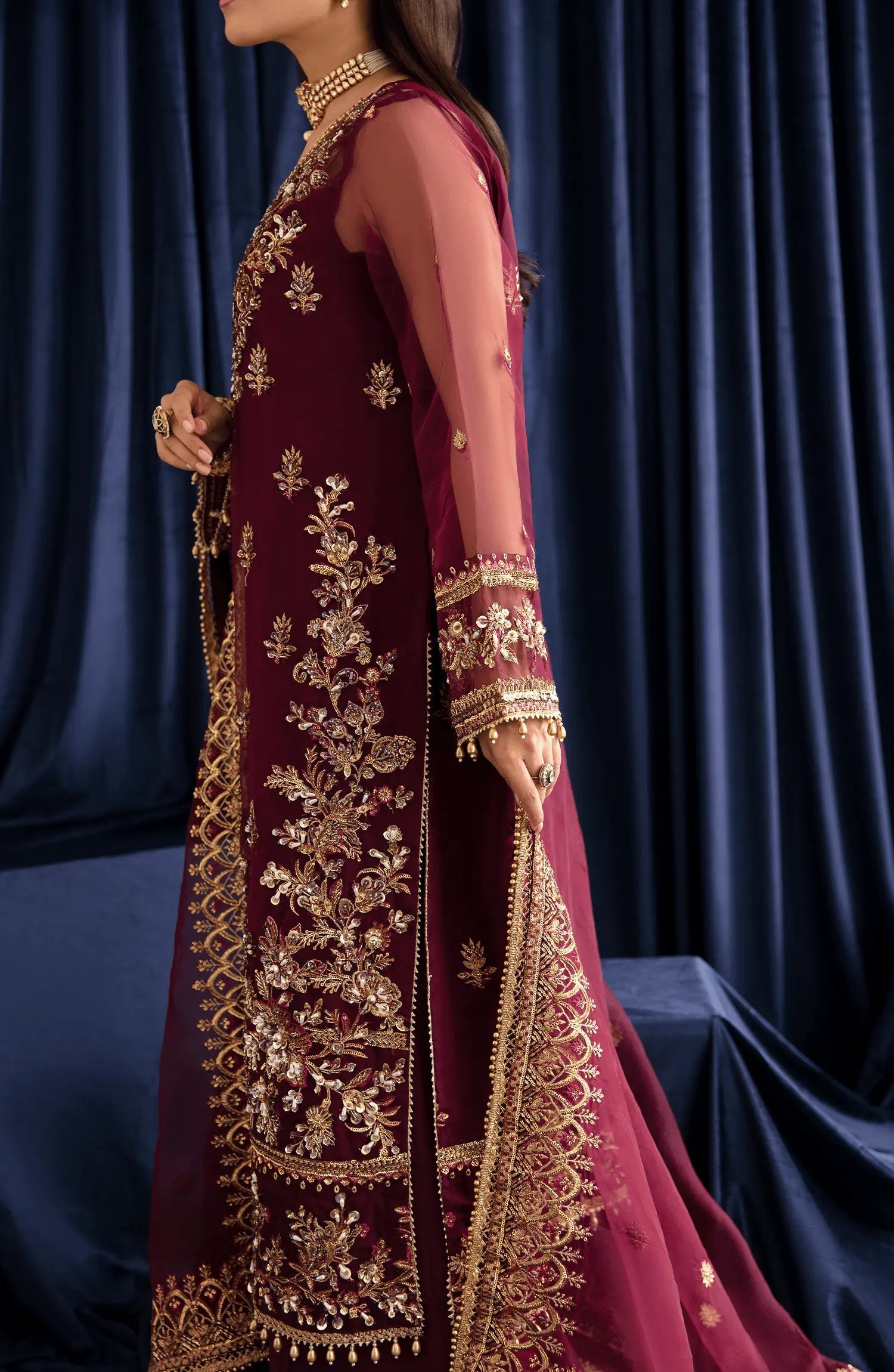 Zebaish By Fabiha Fatima Unstitched 3 Piece Formals Collection'2025-Raya