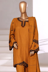 Vybe By Sada Bahar Sititched Co-Ords With Dhanak Shawl Suit-MED-251-Mustard