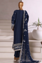 Sada Bahar Stitched 3 Piece Luxury Viscose Winter Vol-01 Collection'2025-LEV-252-Blue