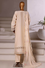 Sada Bahar Stitched 3 Piece Luxury Viscose Winter Vol-01 Collection'2025-LEV-252-Cream