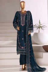 Sada Bahar Stitched 3 Piece Luxury Viscose Winter Vol-01 Collection'2025-LEV-253-Sea Green