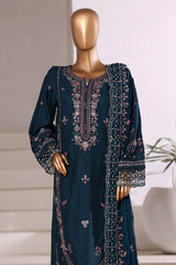 Sada Bahar Stitched 3 Piece Luxury Viscose Winter Vol-01 Collection'2025-LEV-253-Sea Green
