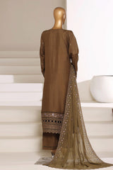 Sada Bahar Stitched 3 Piece Luxury Emb Festive Vol-01 Suit-LEL2-256-MEHANDI