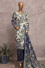 HZ Stitched 3 Piece Khaddar Prints Vol-02 Collection'2025-KPT-2570