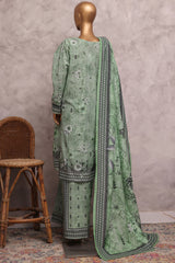 HZ Stitched 3 Piece Khaddar Prints Vol-02 Collection'2025-KPT-2572