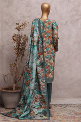 HZ Stitched 3 Piece Khaddar Prints Vol-02 Collection'2025-KPT-2573