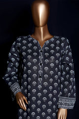 HZ Stitched Co Ords Digital Printed Khaddar Suit-KPT-2587-Black