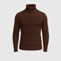 Mercato Chooclate Brown High Neck