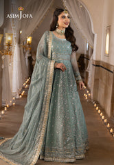 Asim Jofa Shehnai Festive Ajsh-14 Embroidered Net 3 Pcs