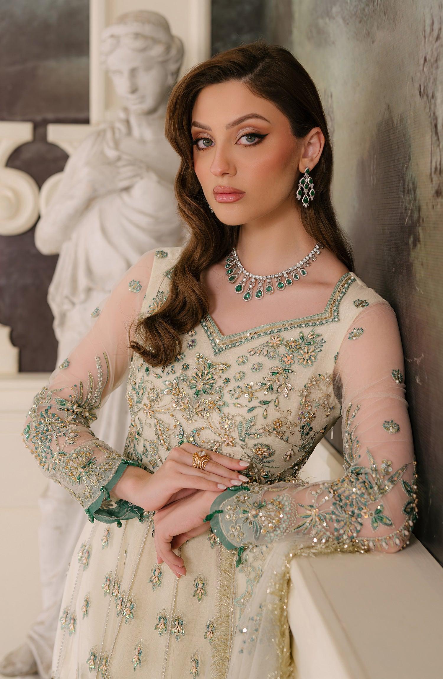Reve Royal By Fabiha Fatima Unstitched 3 Piece Formals Collection'2025-Pearl
