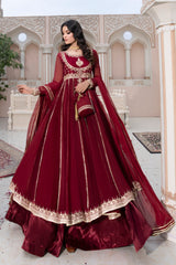 Mashal e Mohabbat By Haniumaimaz Stitched 2 Piece Formals Suit-MAHI
