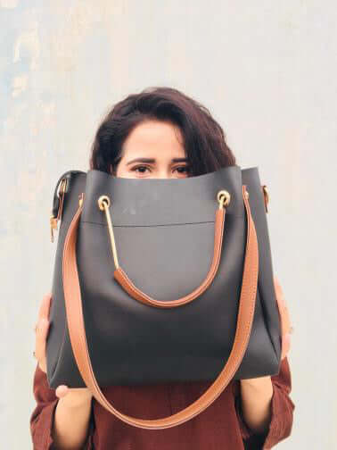 GEORGIA SUEDE BLACK - Bag X