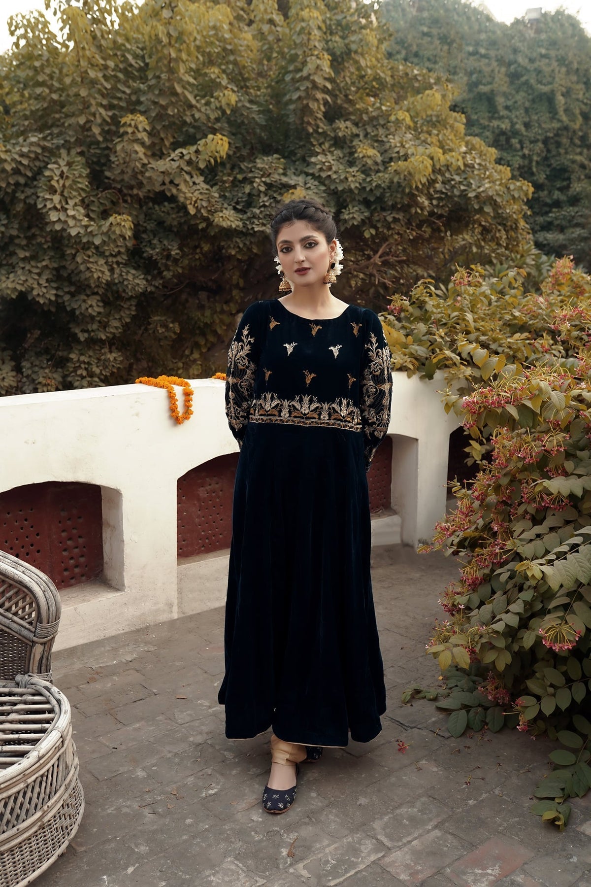 Panache Apparel Stitched Velvet Collection-Ruhi