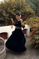 Panache Apparel Stitched Velvet Collection-Ruhi