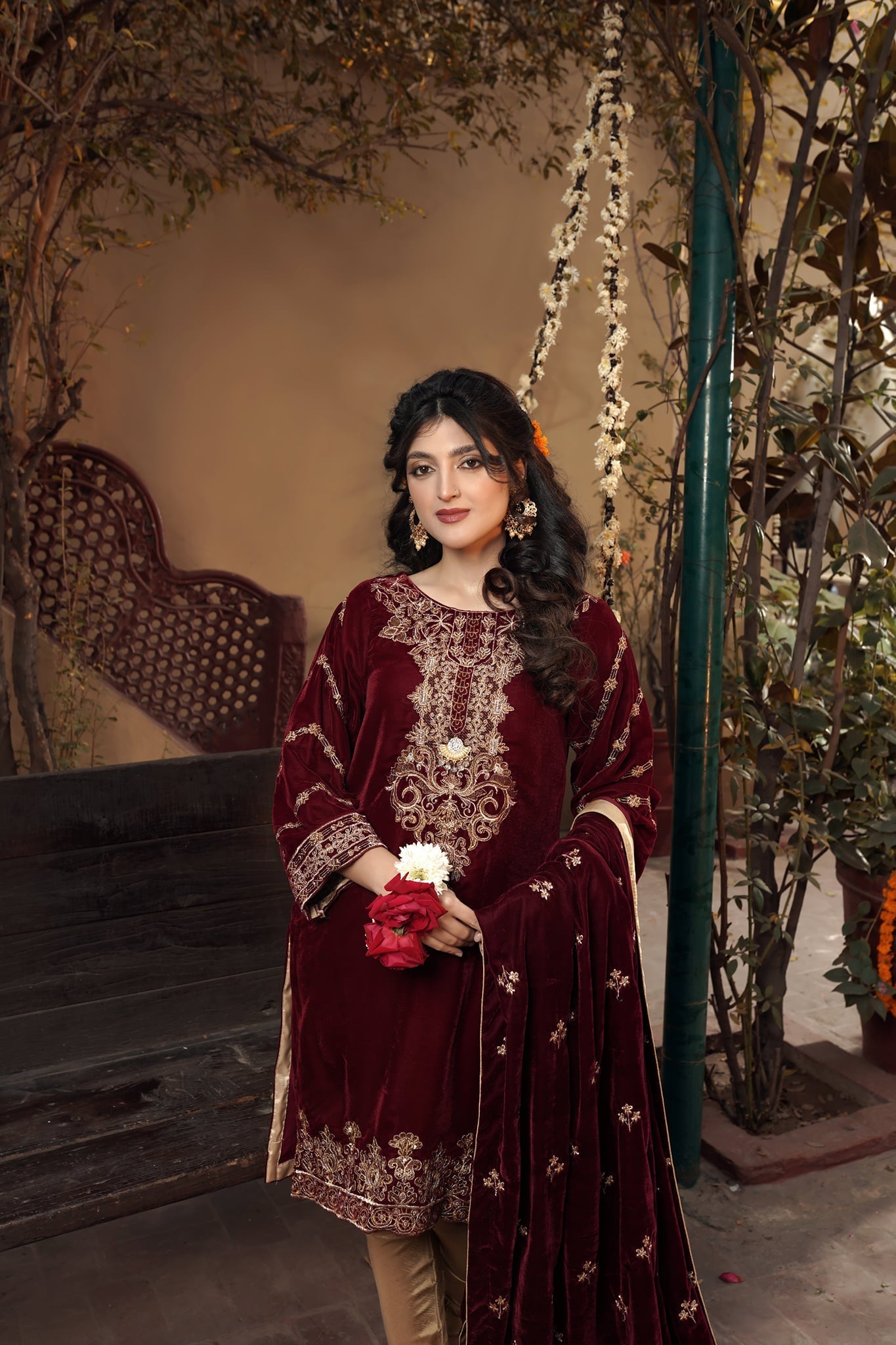 Panache Apparel Stitched Velvet Collection-Tabasum