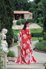 Feathers Unstitched 3 Piece Digital Printed Lawn Summer Suit-VERMILIA-FT531