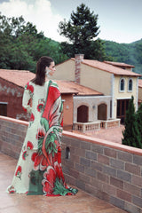 Feathers Unstitched 3 Piece Digital Printed Lawn Summer Suit-FLORESSA-FT530