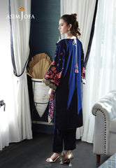 Asim Jofa Velvet Pret 24 Ajvg-03 Embroidered Velvet Stitched 2Pc