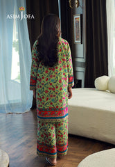 Asim Jofa Silk Symphony Ajss-16 Printed Raw Silk 2Pcs