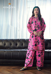Asim Jofa Silk Symphony Ajss-13 Printed Raw Silk 2Pcs