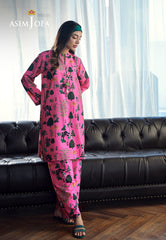 Asim Jofa Silk Symphony Ajss-13 Printed Raw Silk 2Pcs