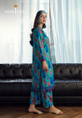 Asim Jofa Silk Symphony Ajss-10 Printed Raw Silk 2Pcs