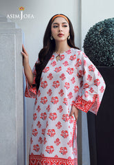 Asim Jofa Silk Symphony Ajss-15 Printed Raw Silk 2Pcs