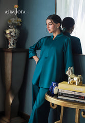 Asim Jofa Lounge Wear Ajlw-11 Satin Silk 2 Pcs