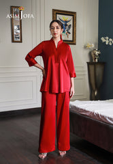 Asim Jofa Lounge Wear Ajlw-09 Satin Silk 2 Pcs