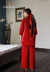 Asim Jofa Lounge Wear Ajlw-09 Satin Silk 2 Pcs