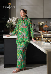 Asim Jofa Lounge Wear Ajlw-03 Cross Weave 2 Pcs