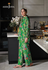 Asim Jofa Lounge Wear Ajlw-03 Cross Weave 2 Pcs